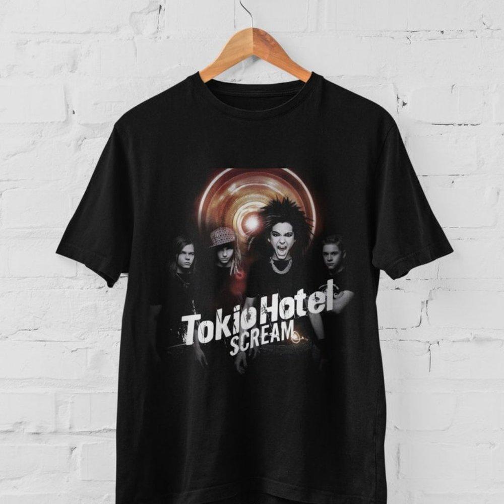 Tokio Hotel Tshirt, Tokio Hotel Scream Poster Tshirt, Tokio Hotel Band Tshirt